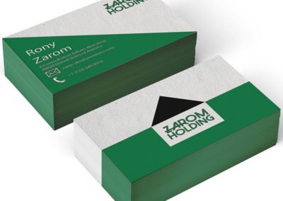 Business card for real estate companies.